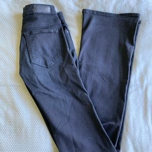 AG dark wash bootcut jeans